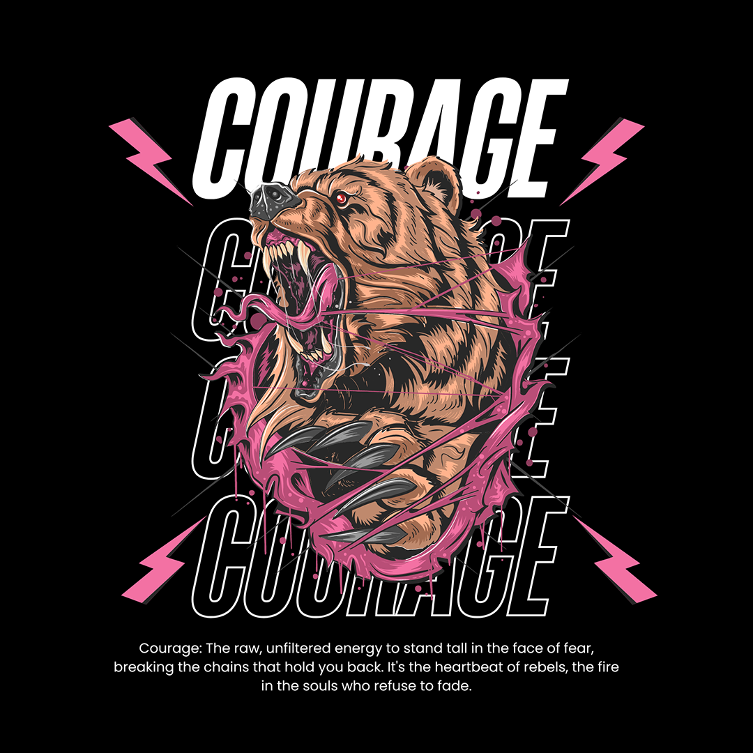 Courage Bear T-Shirt