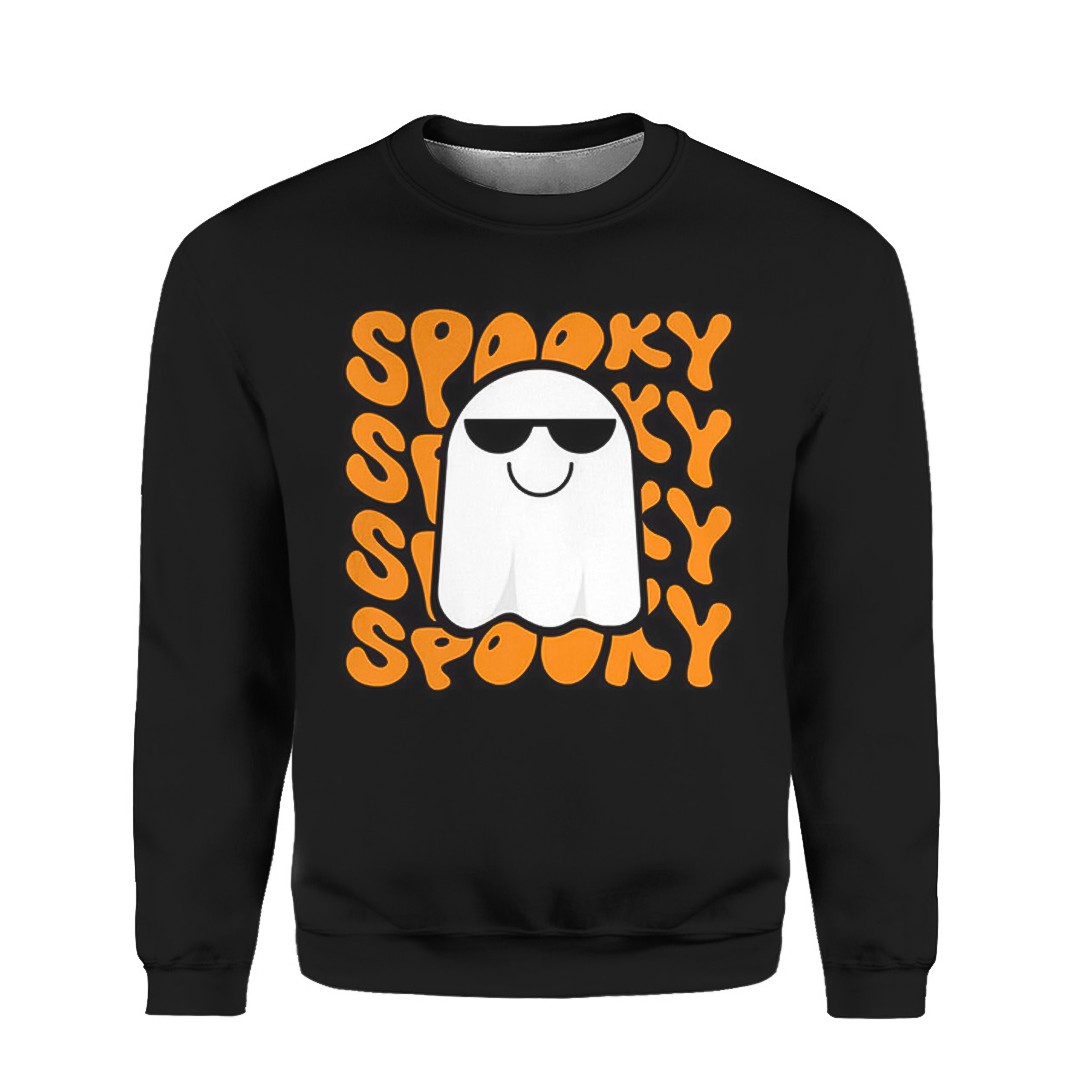 Spooky Ghost Halloween Sweatshirt