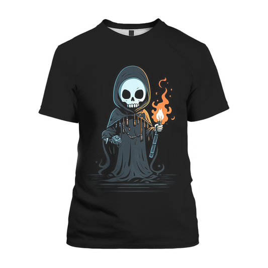 Adorable Reaper Torch Halloween Shirt